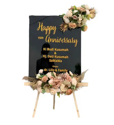 Papan Bunga Akrilik Harapan Baru